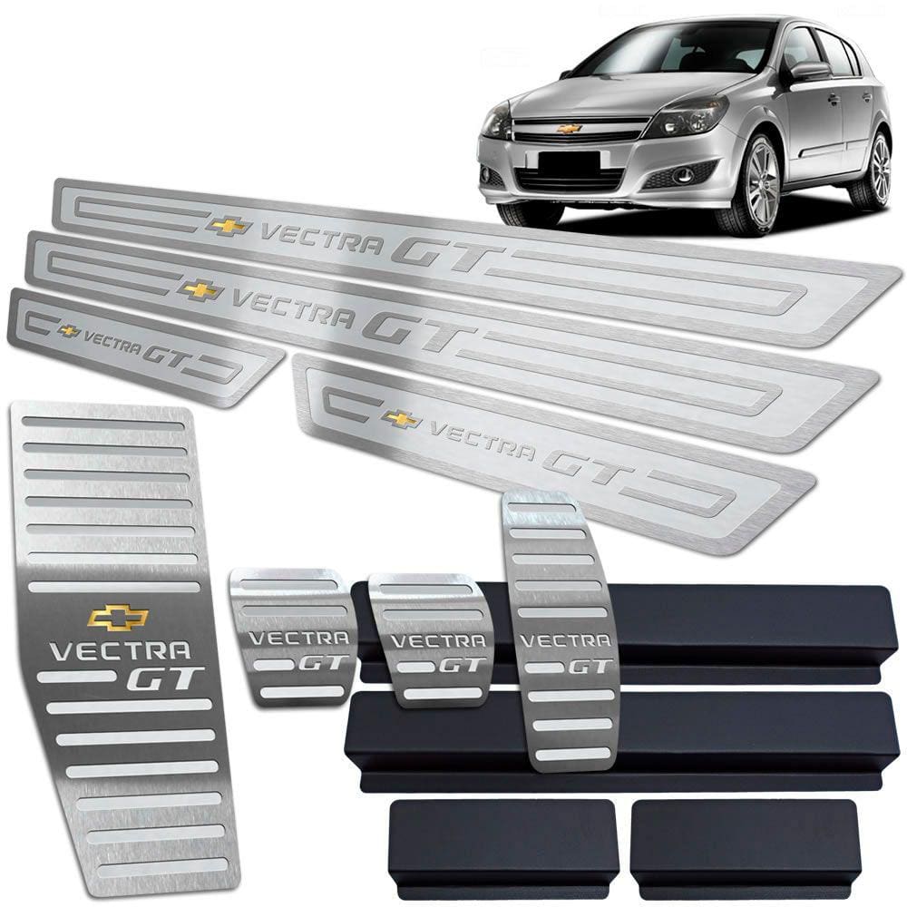 Soleira Pedaleira Descanso Vectra Gt 2008 2011 Manual Prata