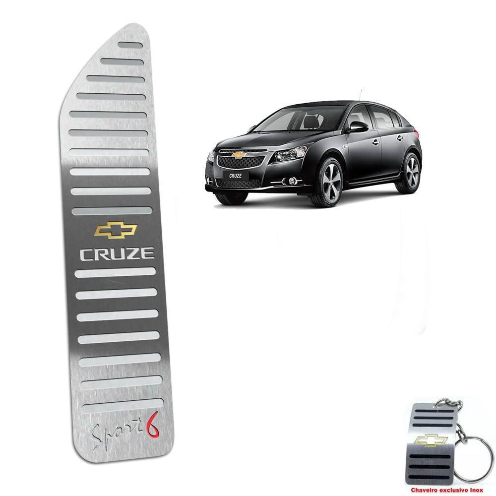 Descanso De Pé Aço Inox Chevrolet Cruze Sport6 2012 A 2016
