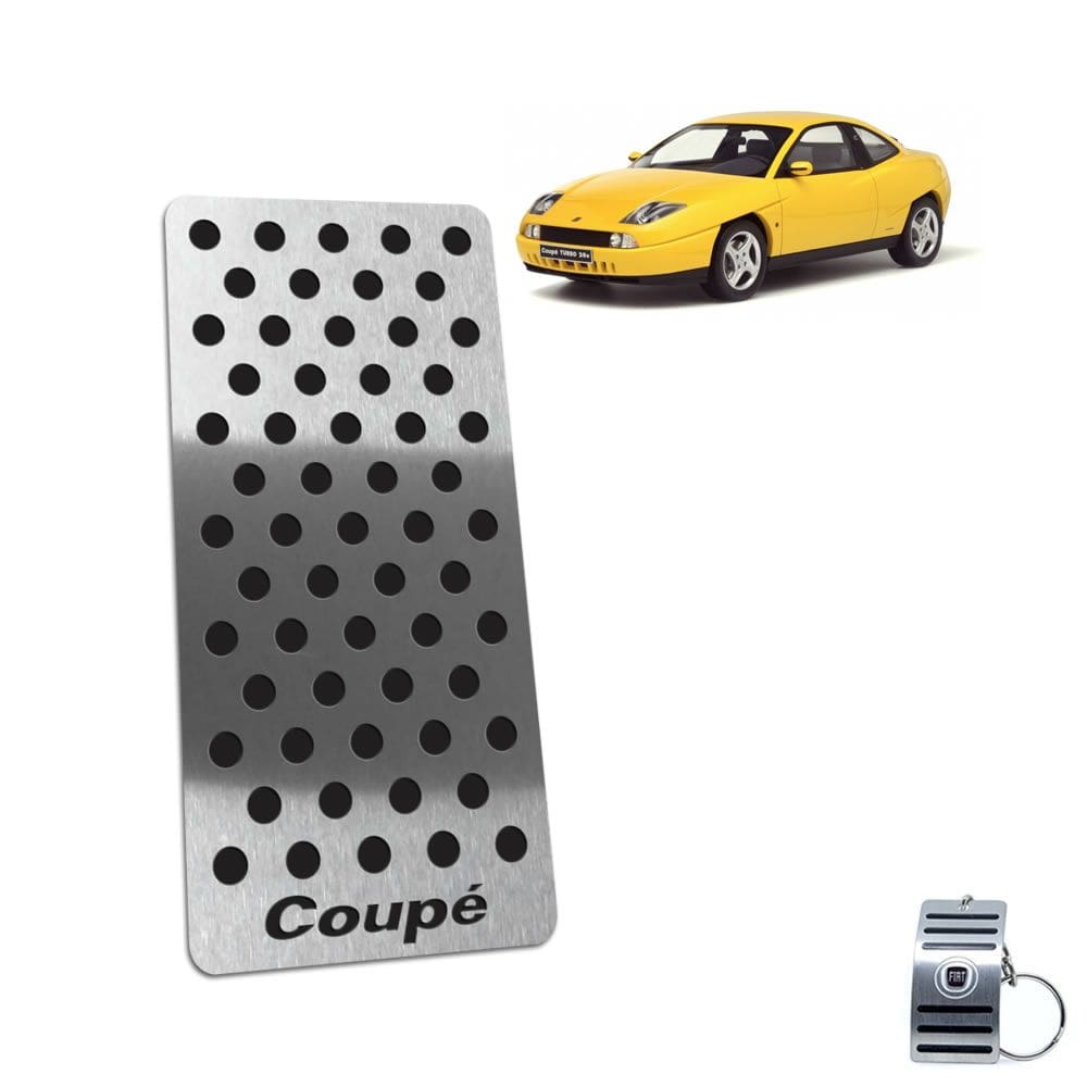 Descanso De Pé Em Aço Inox Fiat Coupé Preto