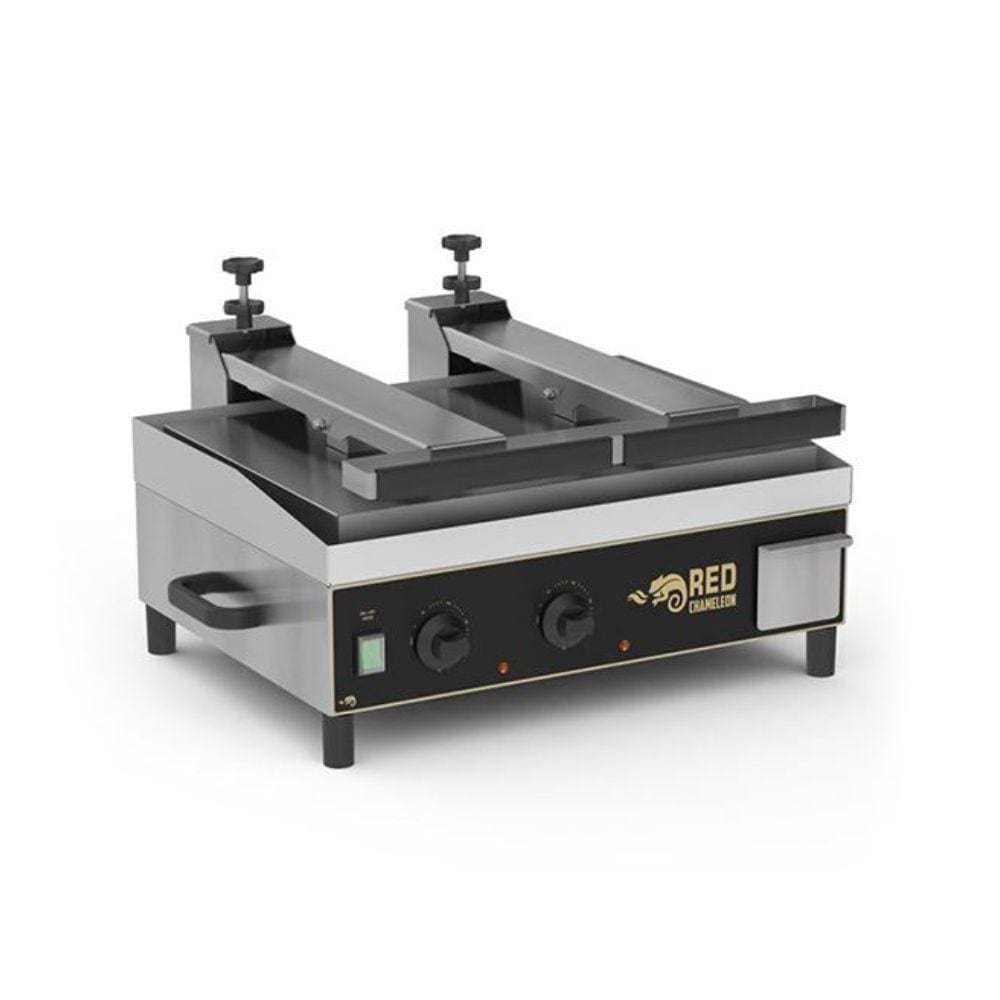 Sanduicheira Prensa Dupla Tostadeira Elétrica 6000W STEL600 220V - Red Chameleon