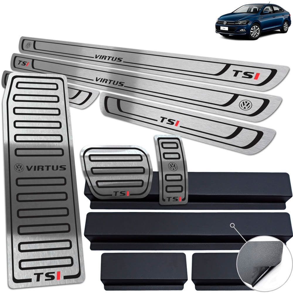 Soleira Pedaleira Descanso Virtus Tsi 18 20 Preto BR Automat