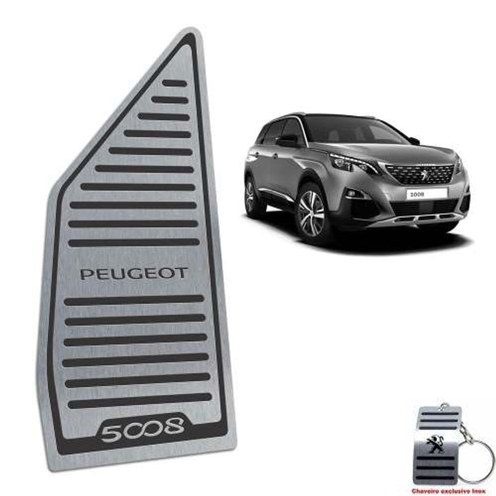 Descanso De Pé Peugeot 5008 Em Aço Inox Preto