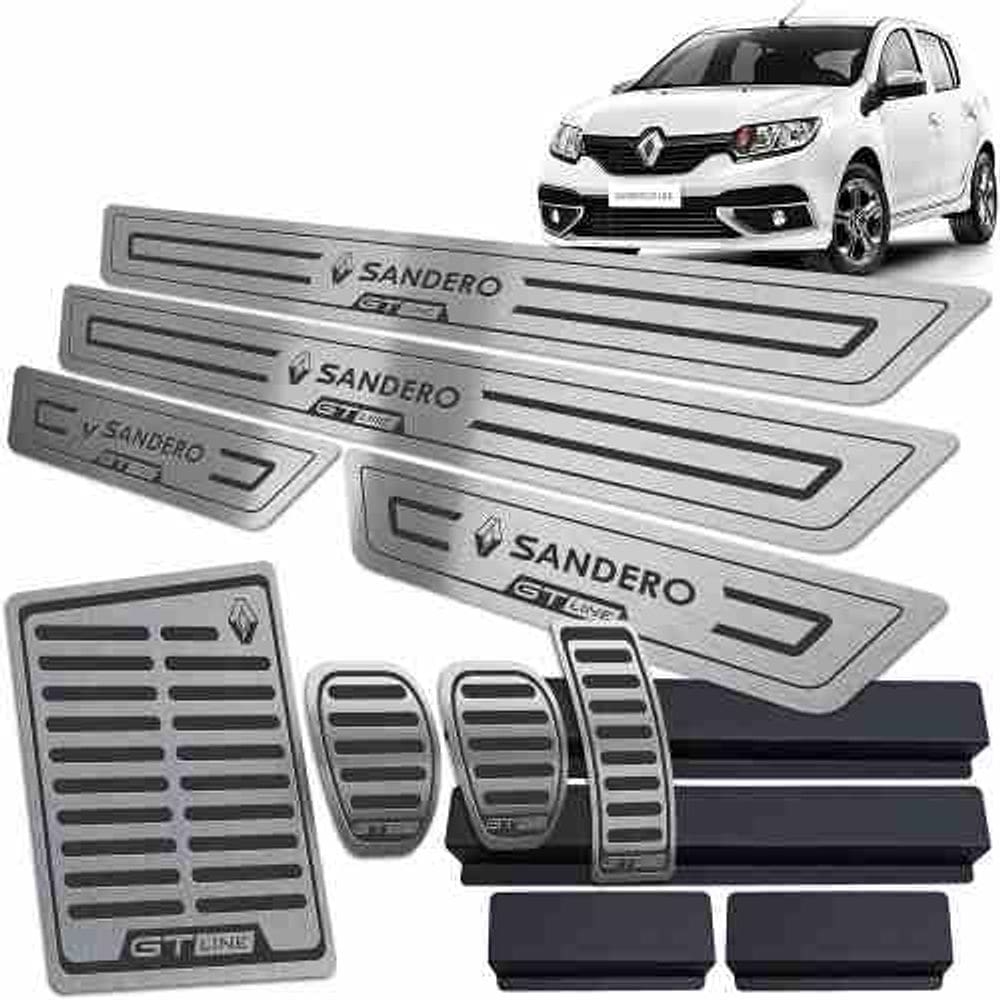 Kit Renault Sandero Gt Line 2014 A 2022 Preto Baixo Relevo