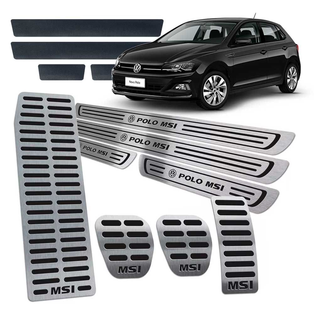 Soleira Pedaleira Descanso Preto Polo Msi 2018 2019 Manual