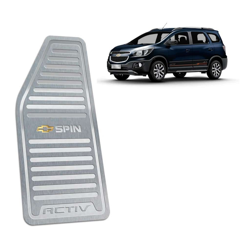 Descanso De Pé Chevrolet Spin Activ Aço Inox Prata
