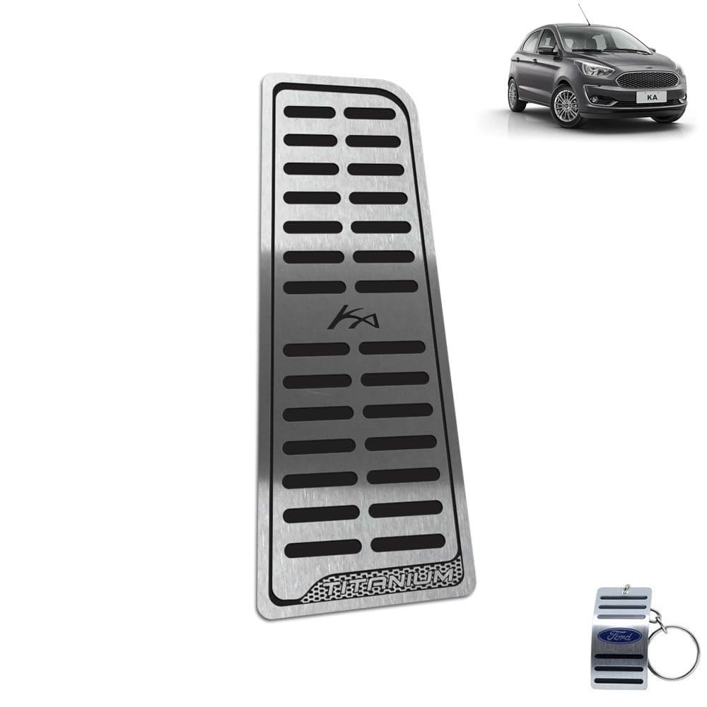 Descanso de Pé Aço Inox Ford Ka Titanium Preto