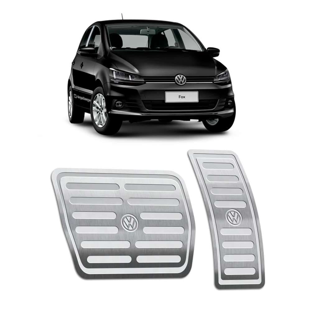 Pedaleiras Fox 2014/2020 Em Aço Inox Automático Prata