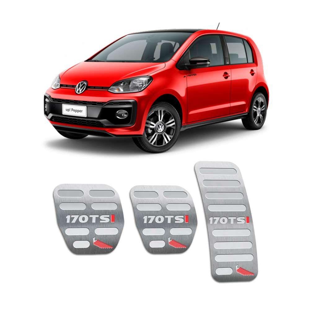 Pedaleiras Up Pepper Tsi 2018/2020 Em Aço Inox Prata