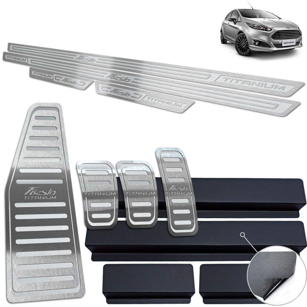 Descanso Pedaleira Manual Soleira New Fiesta Titanium Prata