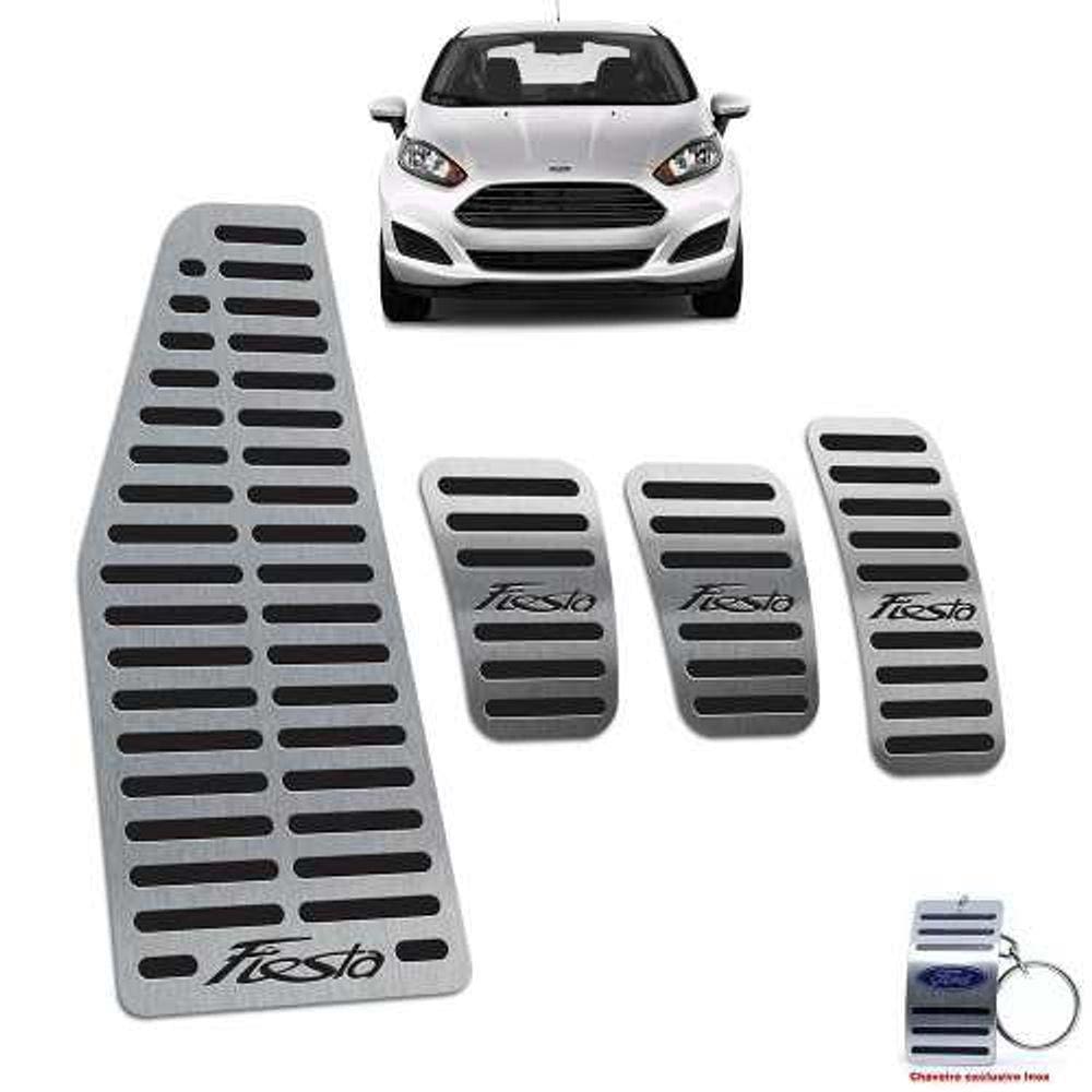 New Fiesta 2014 A 2019 Descanso + Pedaleira Manual Preto