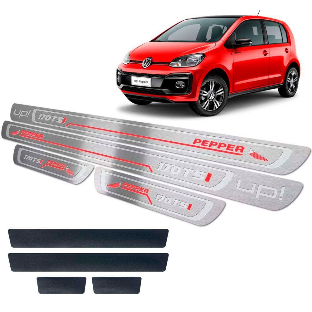 Soleiras Baixo Relevo Up Pepper Tsi 2018/2020 + Vinil Prata