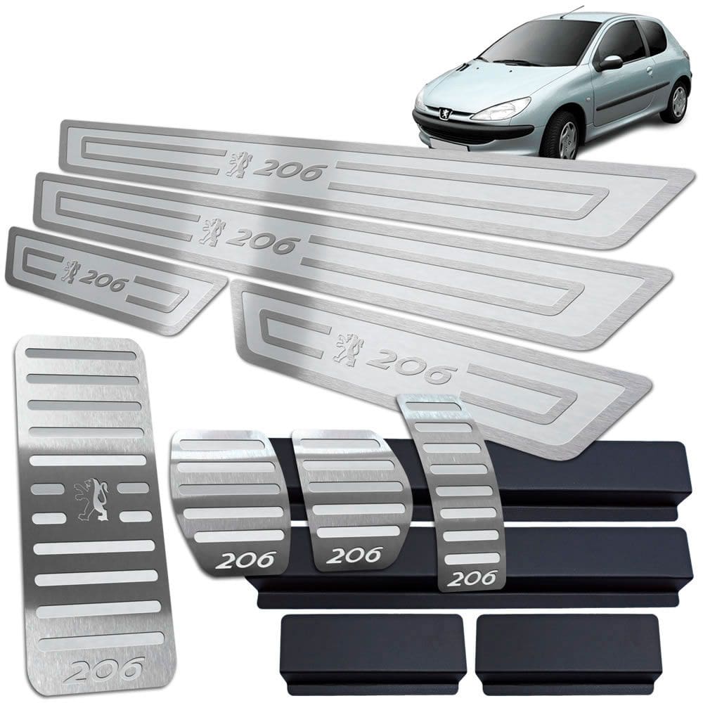Descanso Pedaleira Soleira Peugeot 206 1998/2010 Manual
