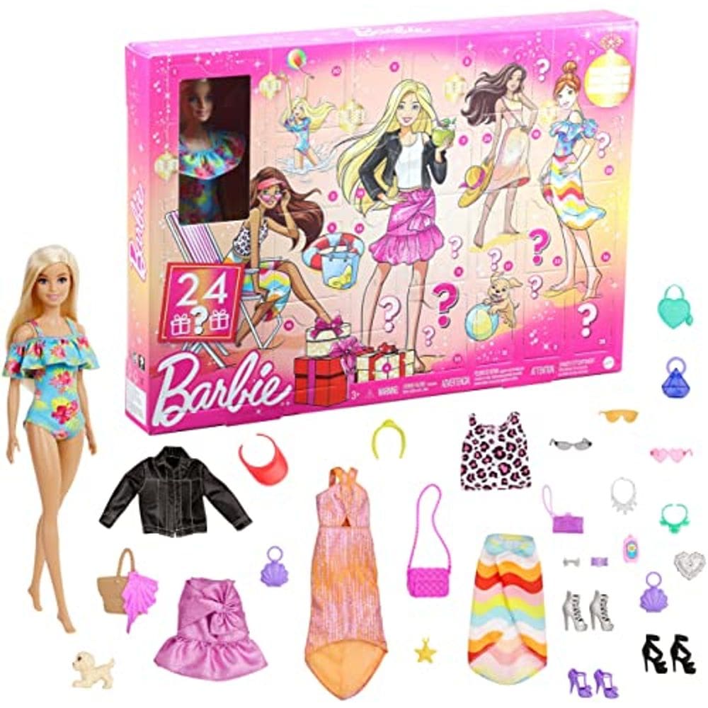 Barbie Calendário do Advento com 24 Surpresas (12 polegadas)