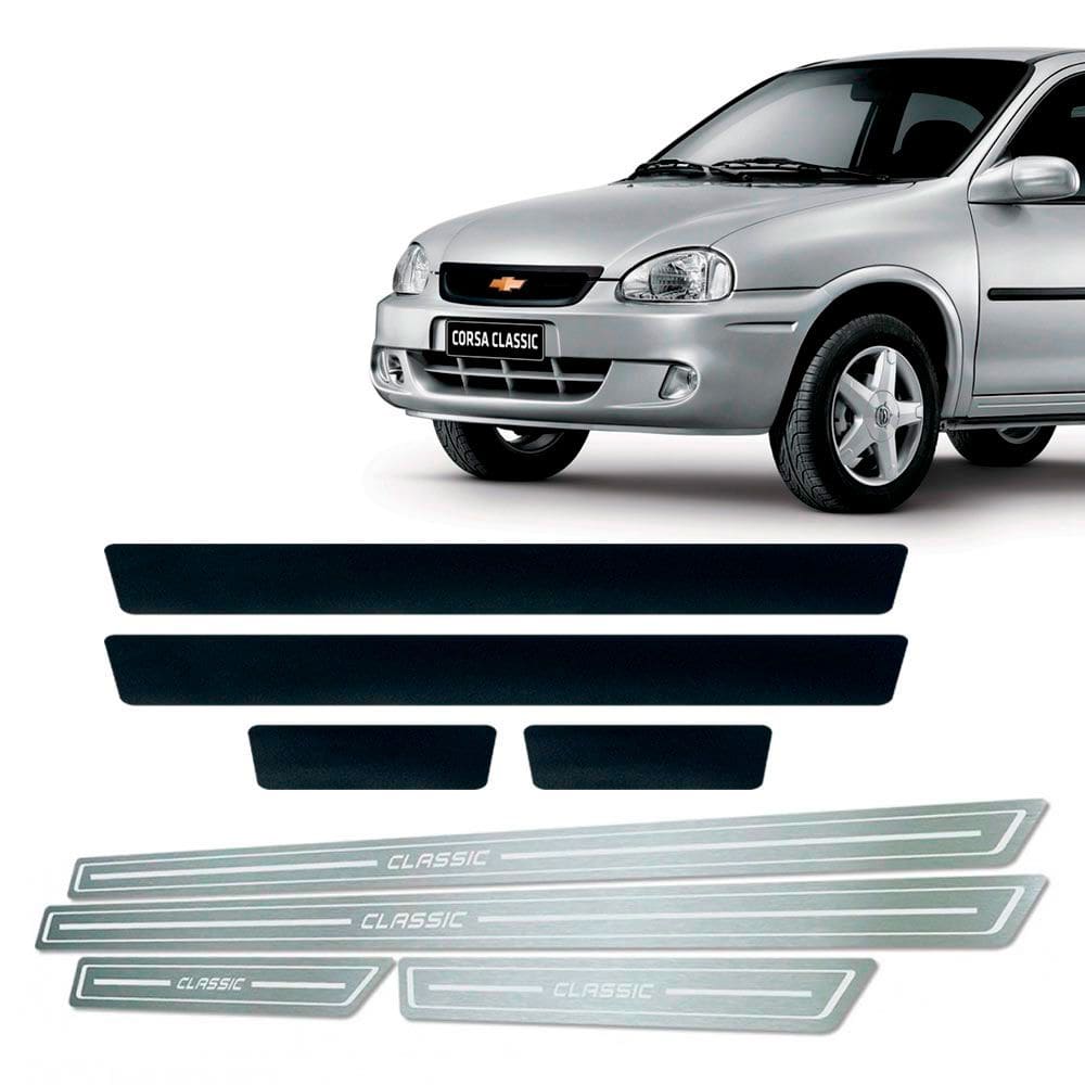 Soleira + Vinil Chevrolet Corsa Classic 1995 Até 2001