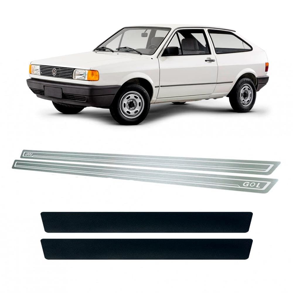 Soleira + Vinil Volkswagen Gol G1 1980 Até 1996