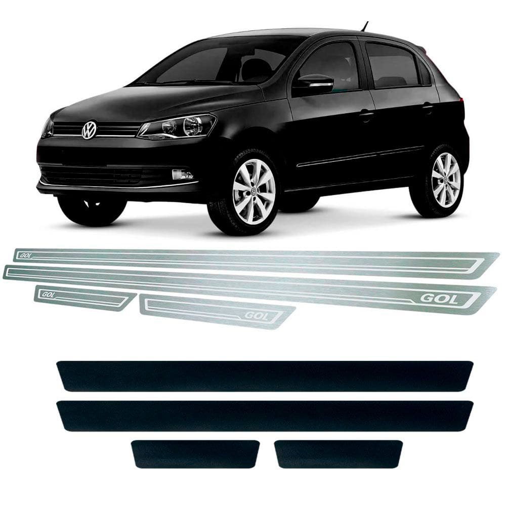 Soleira + Vinil Volkswagen Gol G6 2013 Até 2019