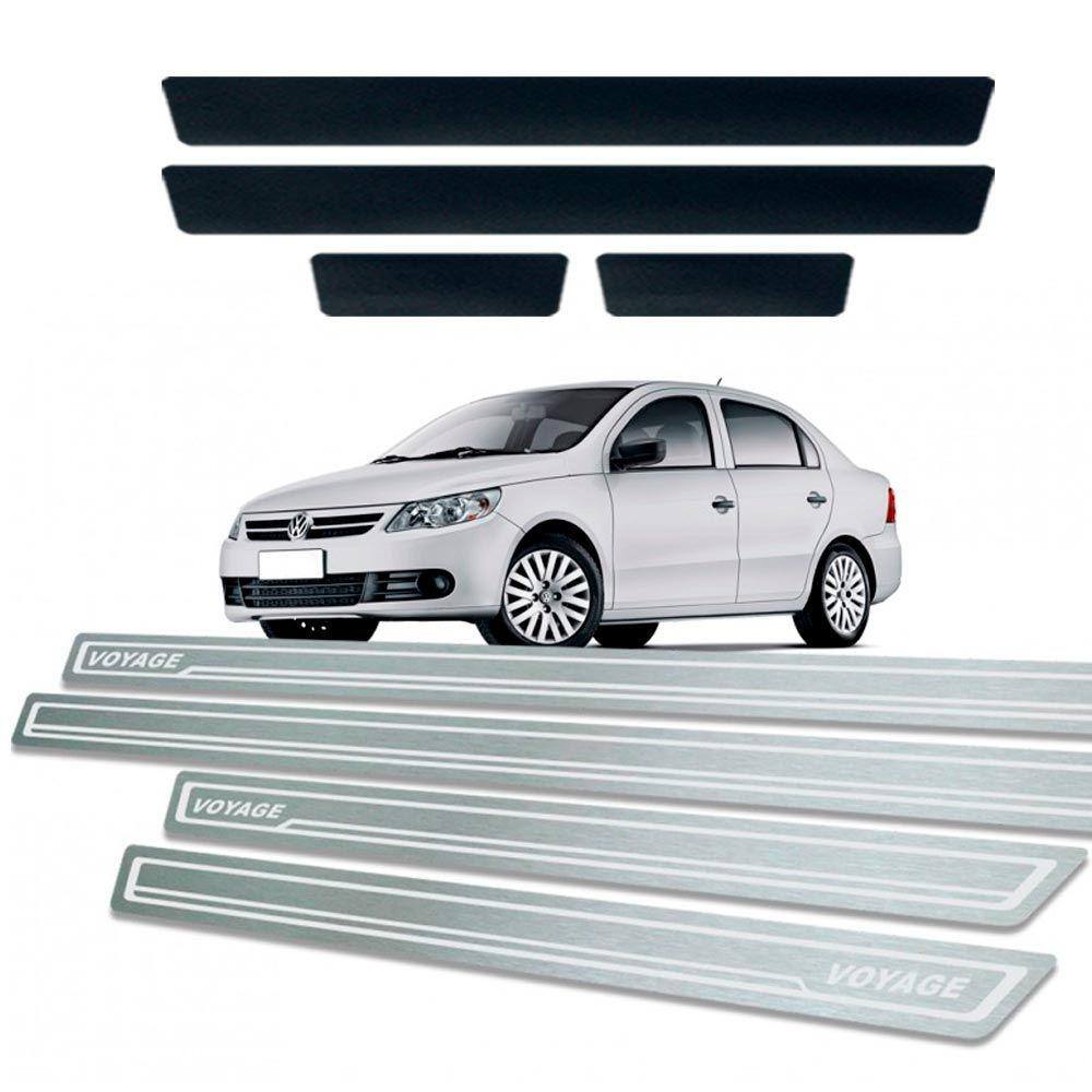 Soleira + Vinil Volkswagen Voyage G5 G6 2008 Até 2019