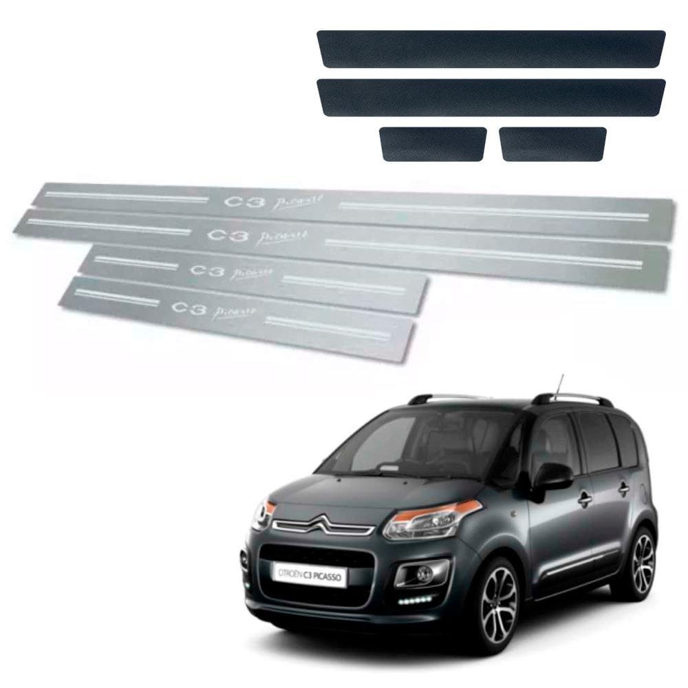 Soleira + Vinil Citroen C3 Picasso 2011 Até 2019