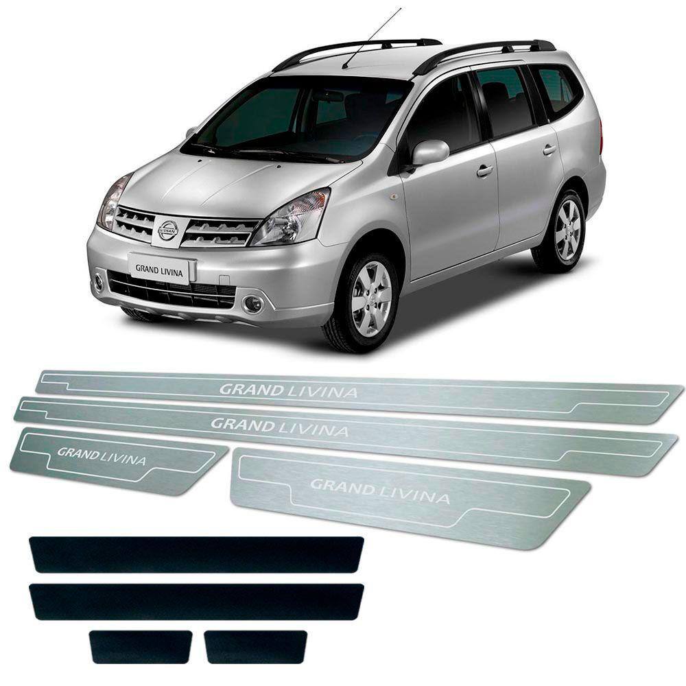 Soleira + Vinil Nissan Grand Livina 2010 Até 2014
