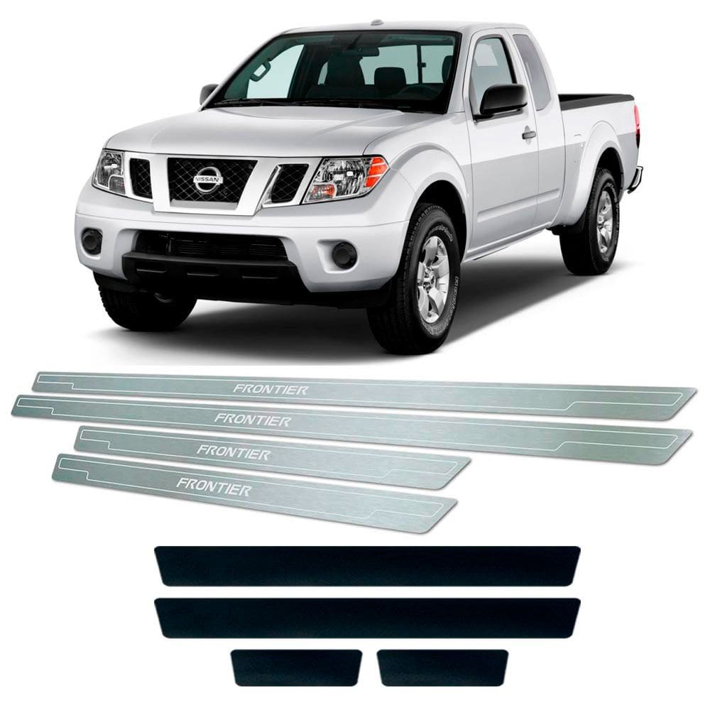 Soleira + Vinil Nissan Frontier 2008 Até 2015