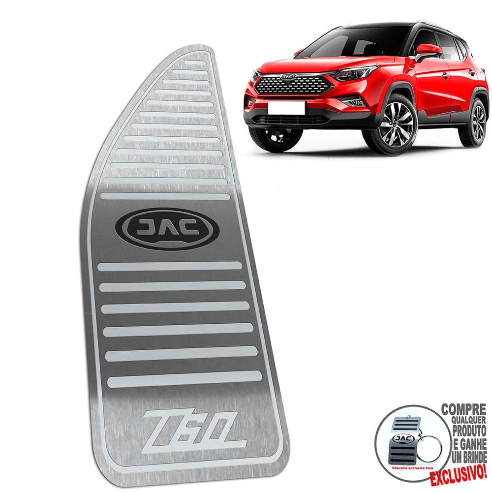 Descanso De Pé Em Aço Inox Jac T60 Prata