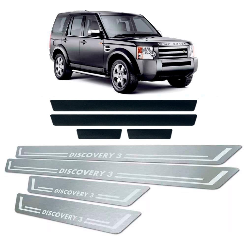 Soleira + Vinil Land Rover Discovery 3 2005 Até 2009