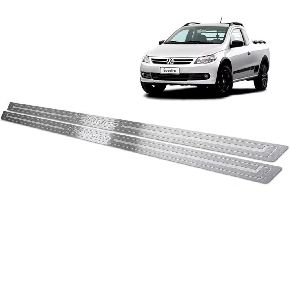 Soleira De Porta Volkswagen Saveiro G5 Aço Inox
