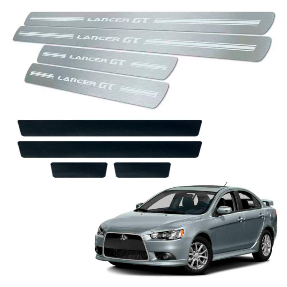 Soleira + Vinil Mitsubishi Lancer Gt 2012 Até 2019