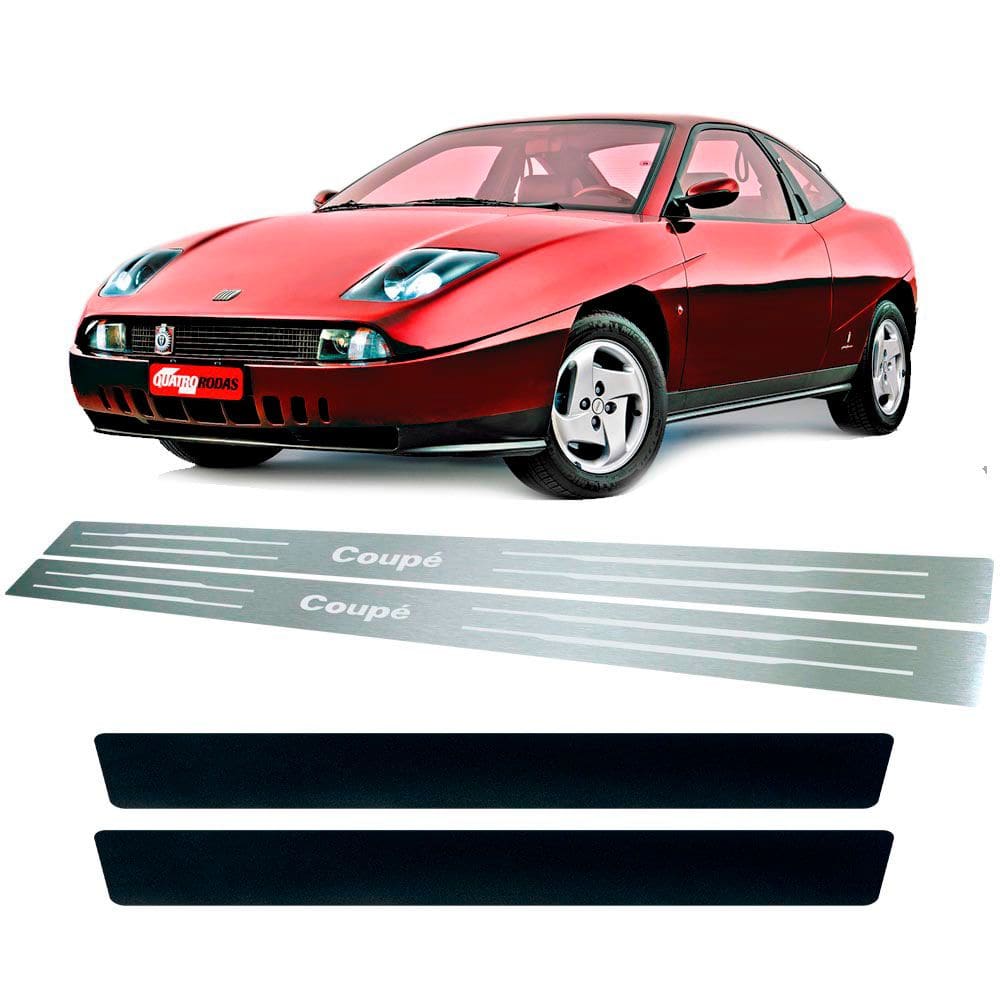 Soleira + Vinil Fiat Coupe 1995 Até 2002