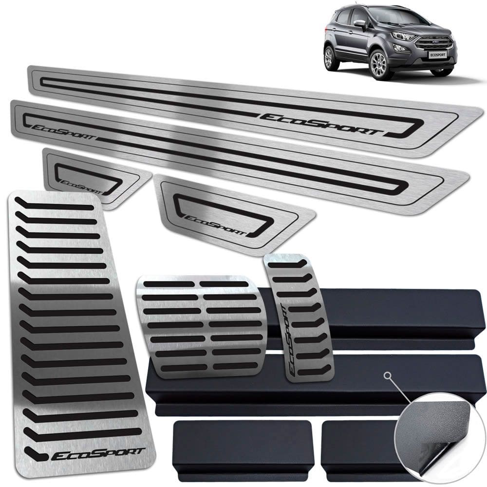 Descanso Pedaleira Auto Soleira Preto Ecosport 2013 A 2020