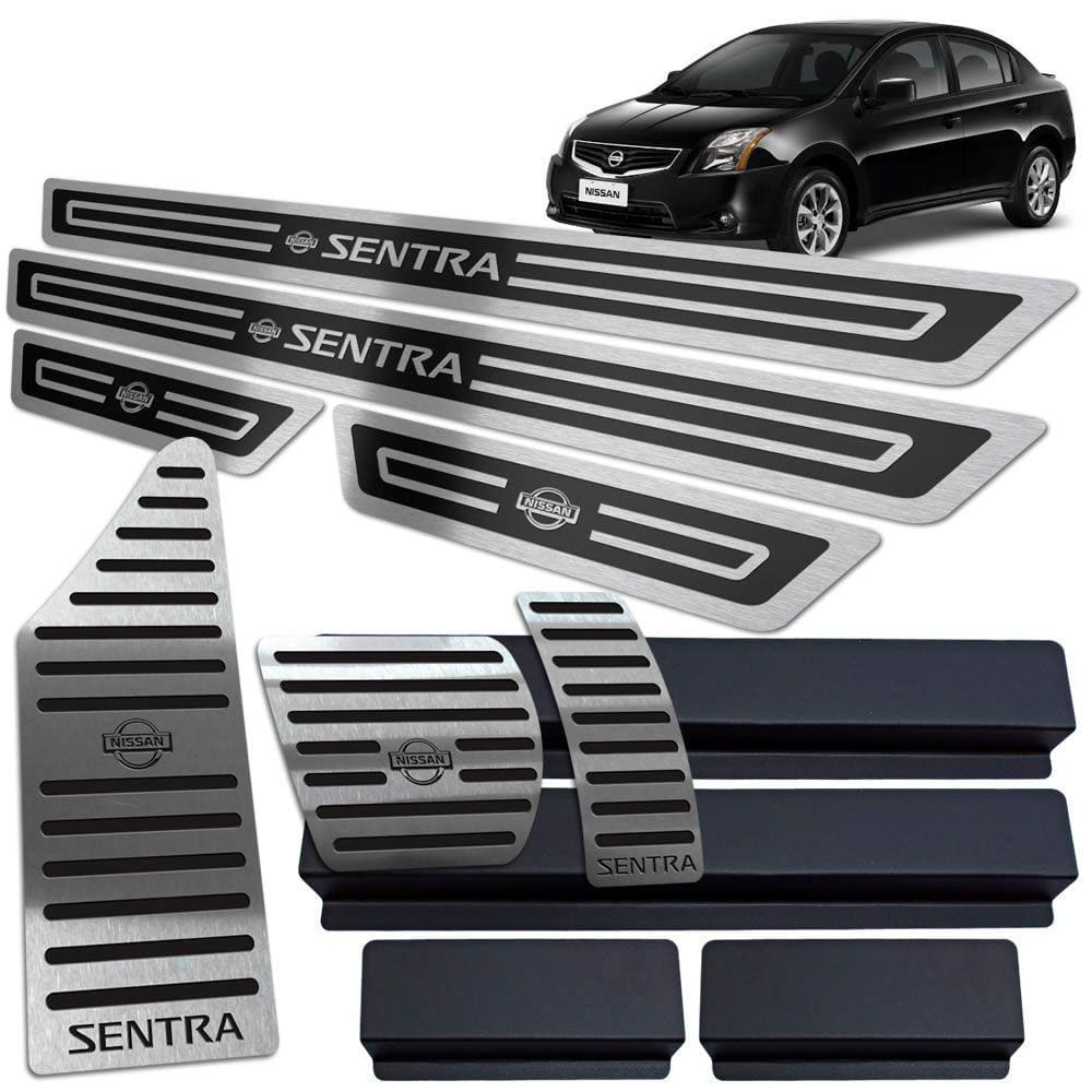 Descanso Pedaleira Auto Soleira Sentra 2008/2013 Preto AR