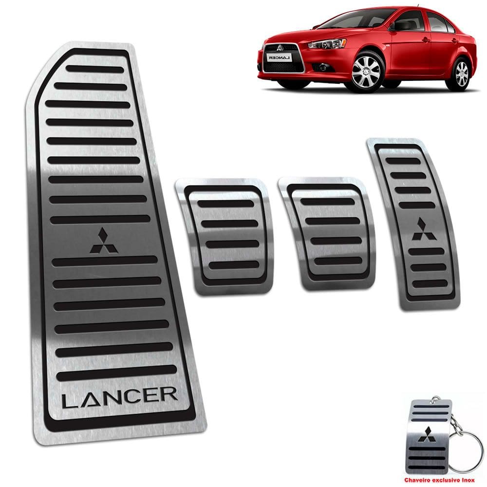 Pedaleira Com Descanso Lancer 2007/2019 Manual Preto