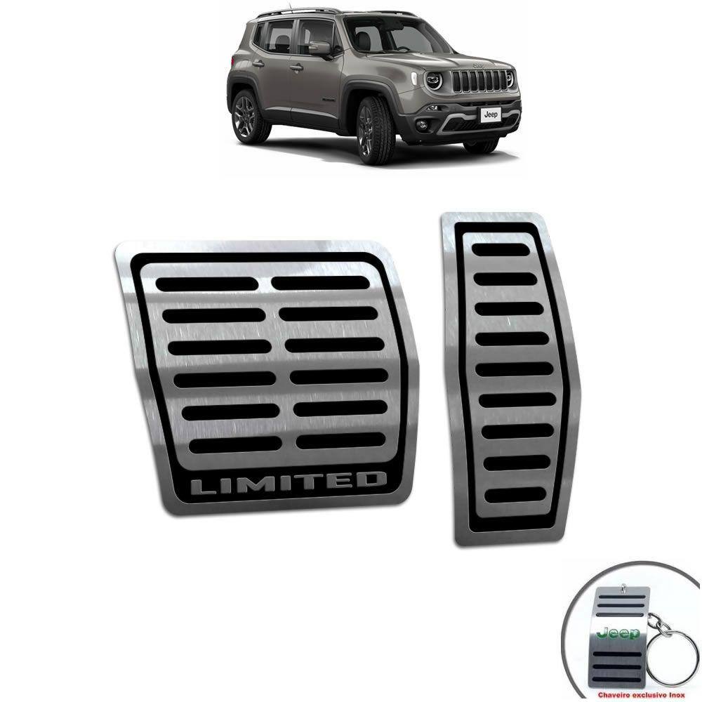 Pedaleira Automático Jeep Renegade Limited Preto