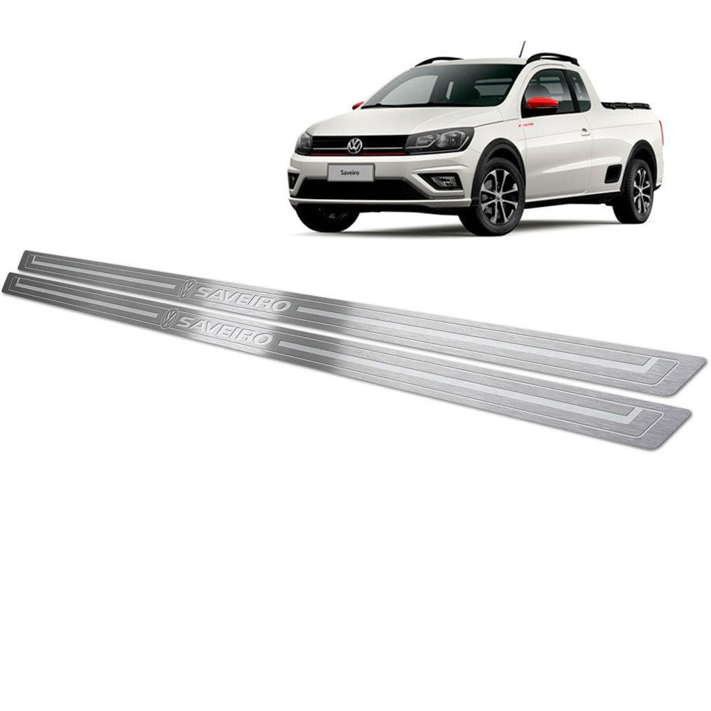 Soleira De Porta Volkswagen Saveiro G7 Aço Inox