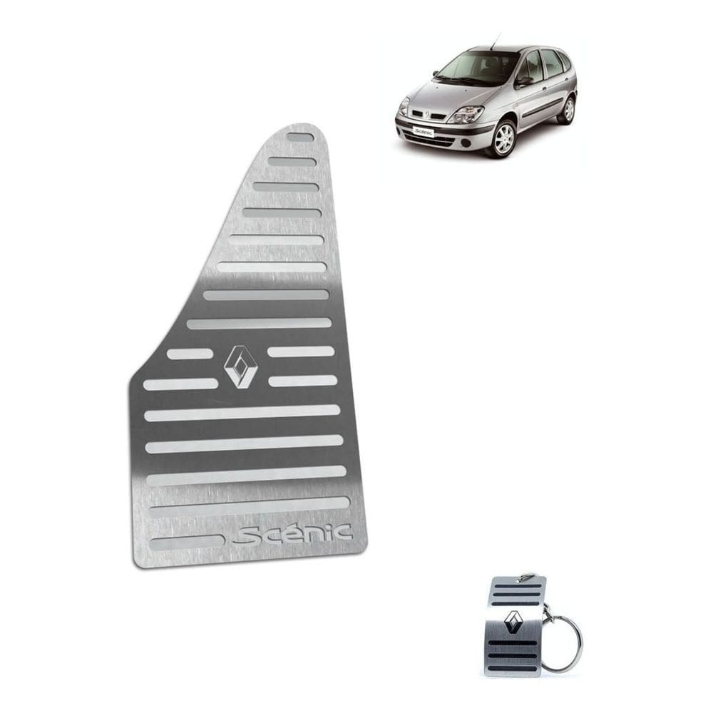 Descanso de Pé Renault Scenic 2001 A 2011 Prata