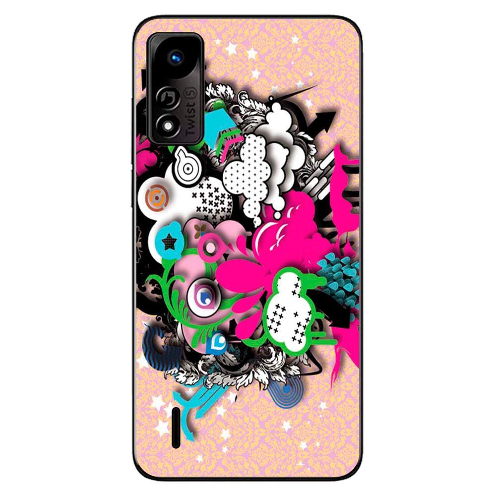 Capa Adesivo Skin104 Verso Para Positivo Twist 5 S620
