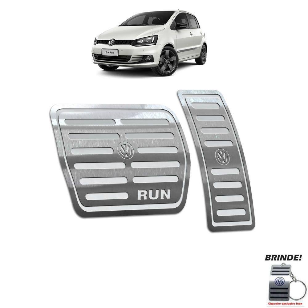 Pedaleiras Automático Em Aço Inox Fox Run 2016 a 2017 Prata