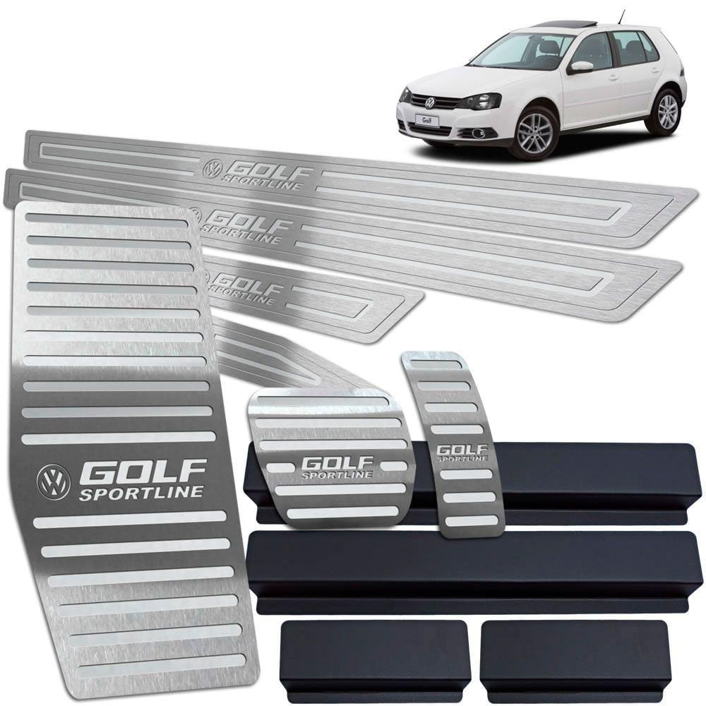 Descanso Soleira Pedaleira Golf Sportline Até 14 Auto Prata
