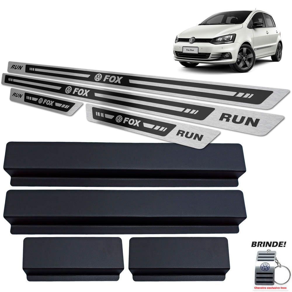 Soleiras Em Aço Inox Preto Alto Relevo Fox Run 2016 a 2017
