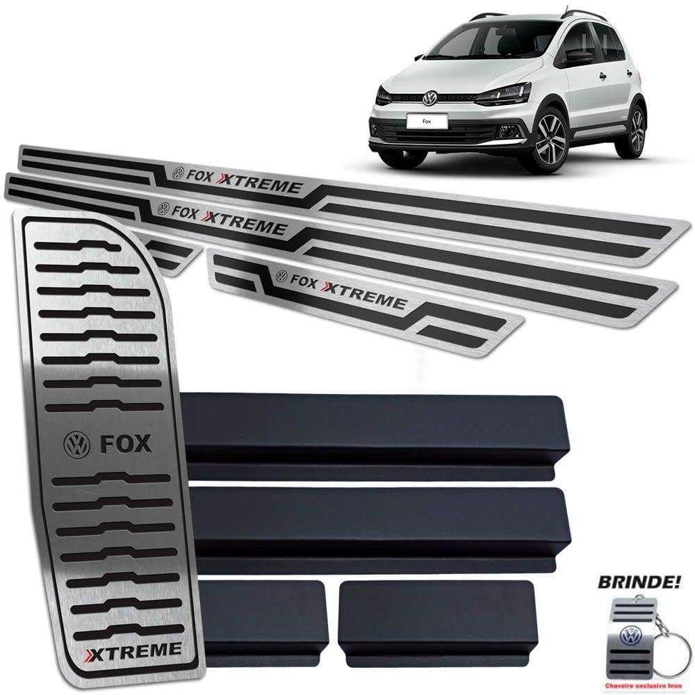 Descanso + Soleira Preto Alto Relevo Fox Xtreme 2018 A 2020