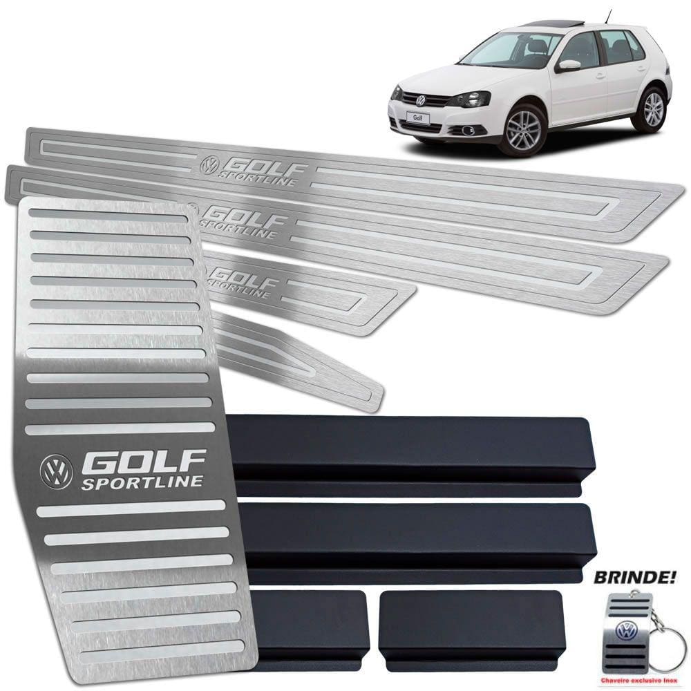 Soleira Descanso Golf Sportline Até 2014 Prata Baixo Relevo