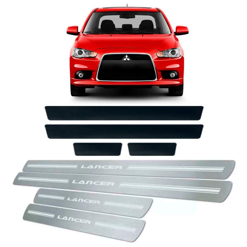 Soleira + Vinil Mitsubishi Lancer 2008 Até 2019
