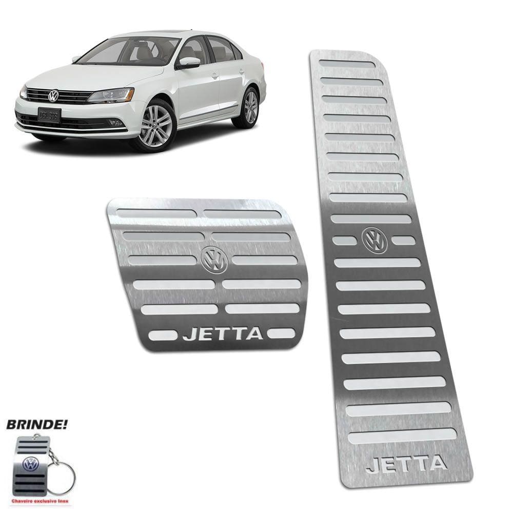 Pedaleira Automático Volkswagen Jetta 2011 A 2018 Prata