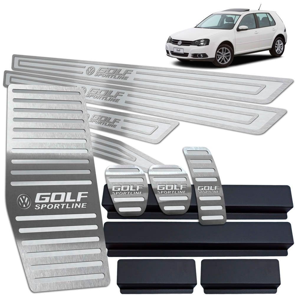 Descanso Pedaleira Soleira Golf Sportline Até 14 Prata A.R