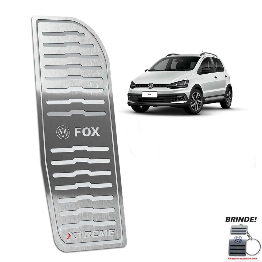 Descanso de Pé Em Aço Inox Prata Fox Xtreme 2018 A 2020