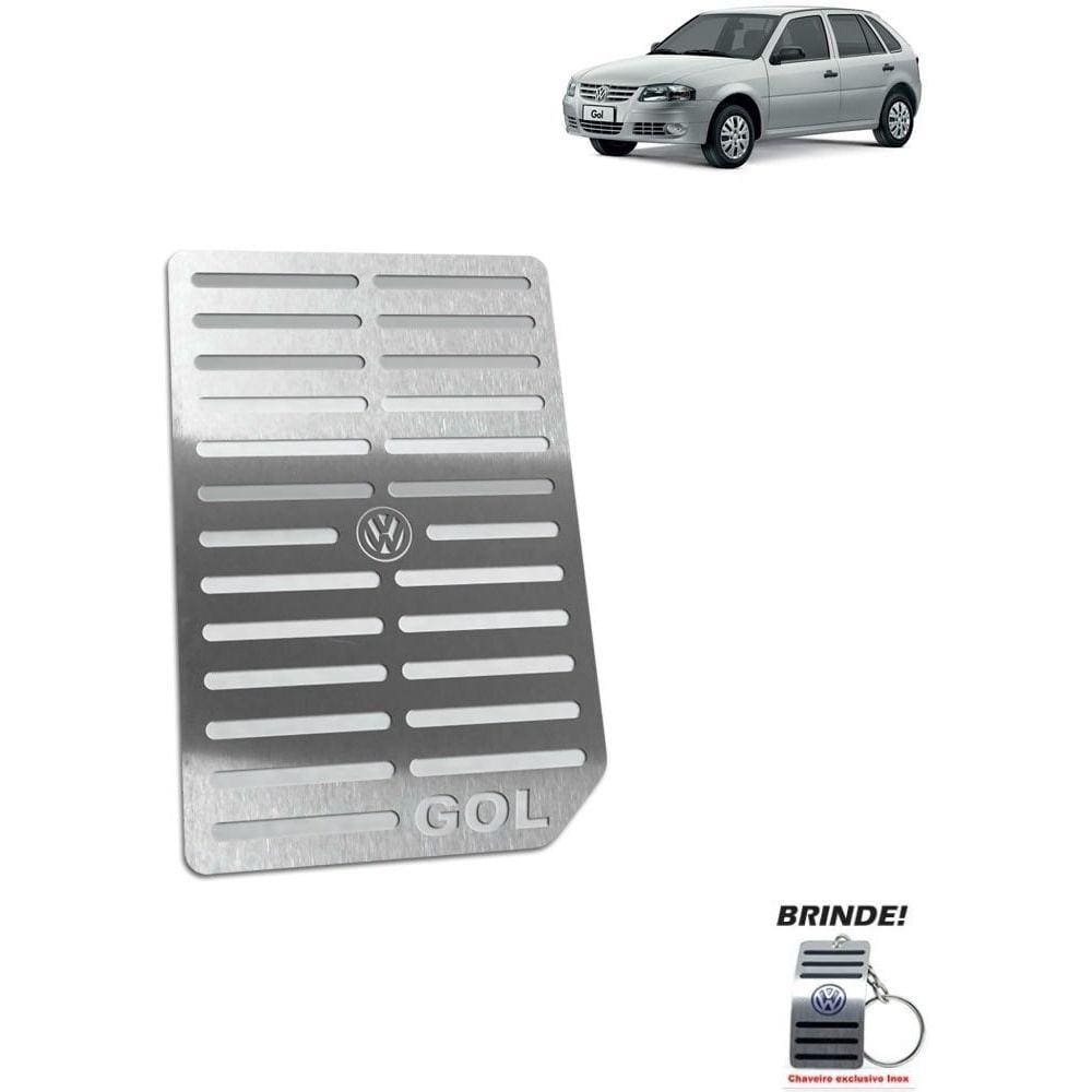 Descanso de Pé Volkswagen Gol G4 2005 a 2014 Prata