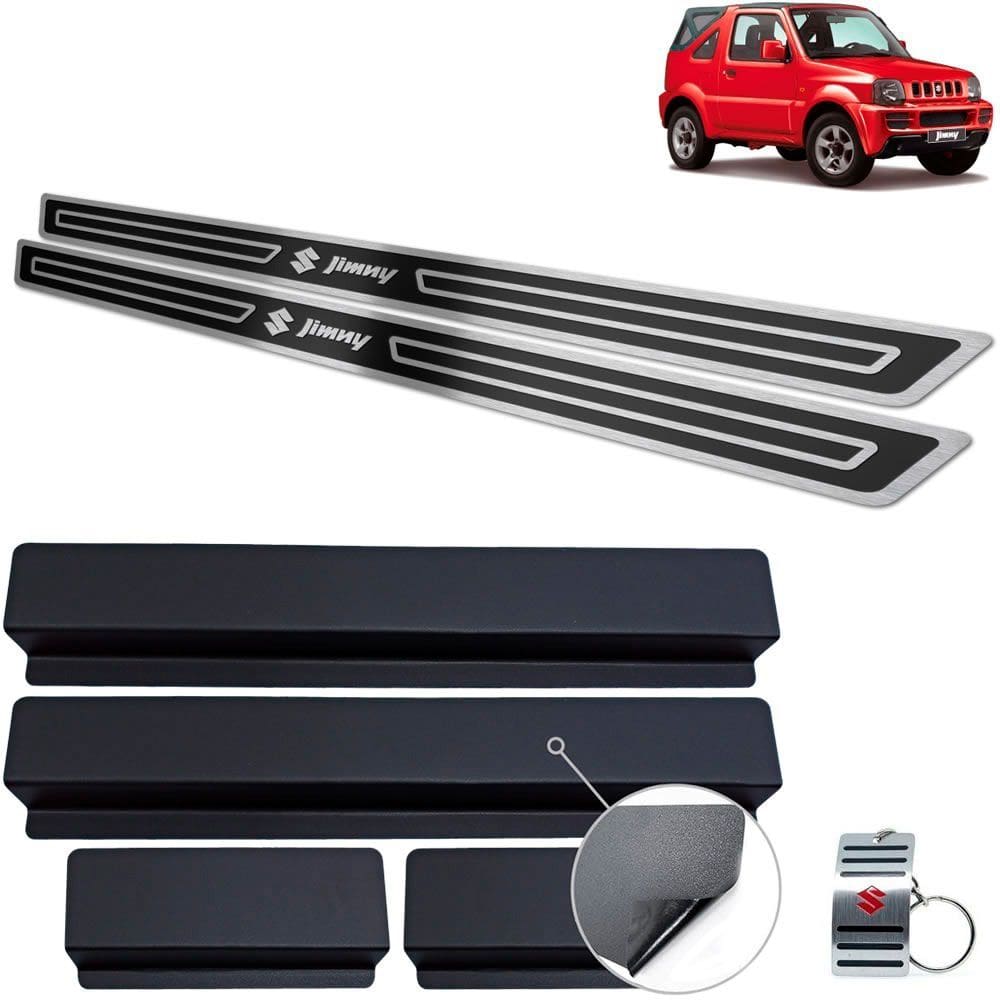 Soleira Suzuki Jimny Todos Os Modelos Preto Alto Relevo