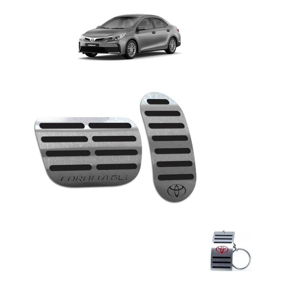 Pedaleira Automático Toyota Corolla Gli 2014/2019 Preto