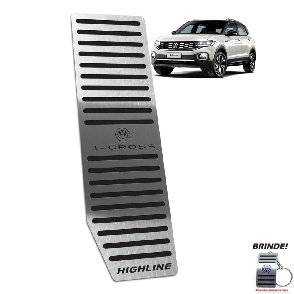 Descanso de Pé T-Cross Highline Gravação em Preto