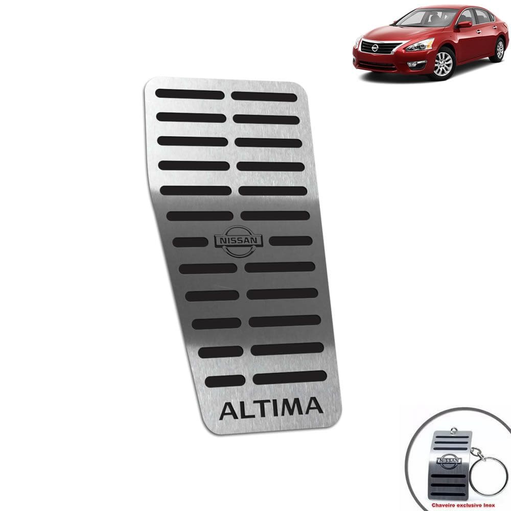 Descanso de Pé Aço Inox Nissan Altima 2014 Preto